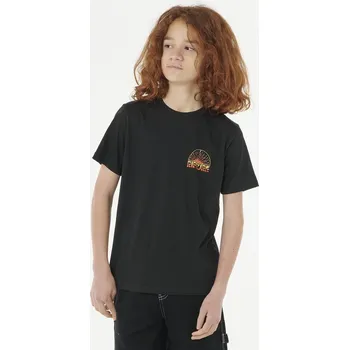 Dámské tričko Tričko Rip Curl GRATEFUL SHRED TEE - BOY Black velikost 12