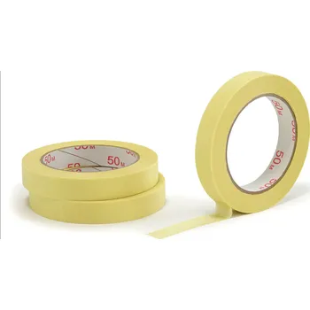 Lepicí páska Q Maskovací páska lepicí krepová, 19 mm x 50 m