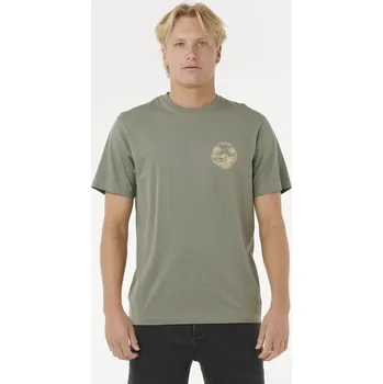 Pánské tričko Tričko Rip Curl SURF TRIP TEE Cactus Green velikost S