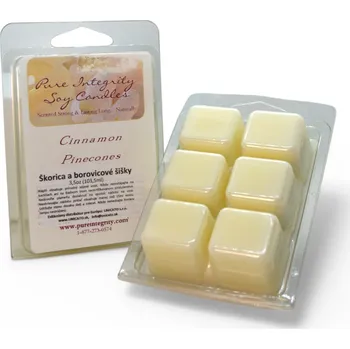 vonný vosk Pure Integrity USA Vonný sójový vosk SKOŘICE A BOROVÉ ŠIŠKY (CINNAMON PINECONES) 3,5oz (103g)