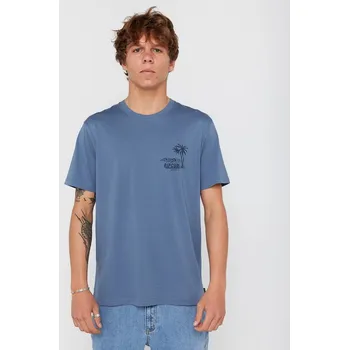 Pánská móda Tričko Rip Curl SPORTLINE TUBULAR TEE Bluefin velikost XL