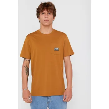 Pánské tričko Tričko Rip Curl SPORTLINE BADGE SS TEE Bronze velikost L