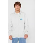 Mikina Rip Curl WETTIE PASSAGE ICON ZIP THRU Grey Marle velikost XXL