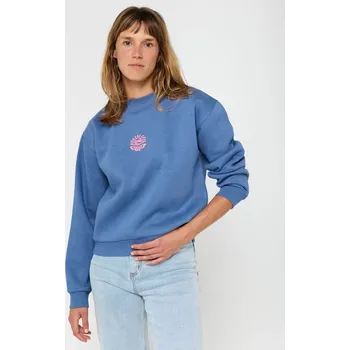 Pánská mikina Mikina Rip Curl ICONS OF SURF RELAXED CREW Moonlight Blue velikost M