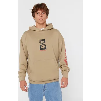 Pánská móda Mikina Rip Curl SEARCH GEAR HOOD Khaki velikost XL