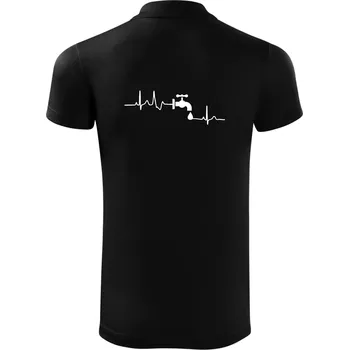 Pánská košile Instalatér ekg - Polokošile Victory sportovní (dresovina) - 3XL ( Černá )