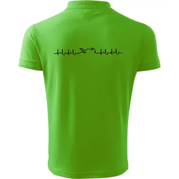 Pánská košile Moto EKG - Polokošile pánská Pique Polo 203 - 3XL ( Apple Green )