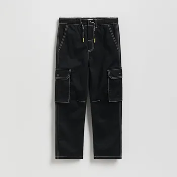 Chlapecké kalhoty Reserved - Kontrastně prošívaní kalhoty - černý - 605FM-99X - 605FM-99X-170