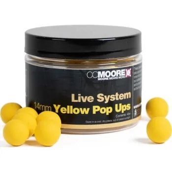 Boilies CC Moore Plovoucí Boilie Live System Yellow Pop Up Extra Plovoucí - 12 mm 55 ks