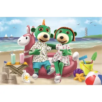 Hračka Puzzle Treflíci: Na pláži 54 dílků