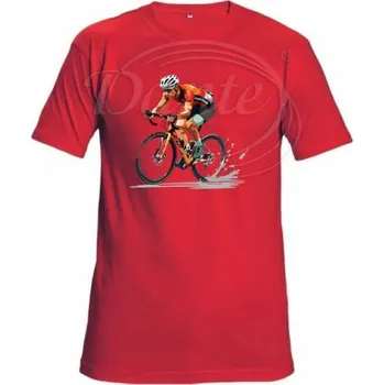 Pánské tričko Dante Tričko červené Cyklista - velikost - XL