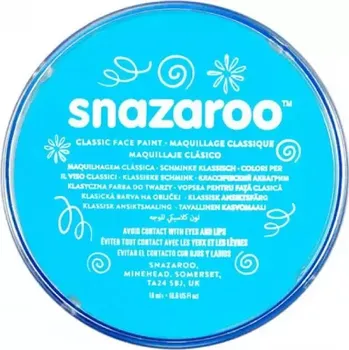 Speciální výtvarná barva SNAZAROO Barva na obličej Tyrkysová (Turquoise) 18ml