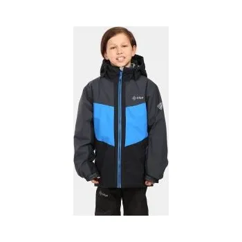 Kilpi ATENI-JB tmavě šedá 152; Šedá bunda + DÁREK DLE VÝBĚRU!