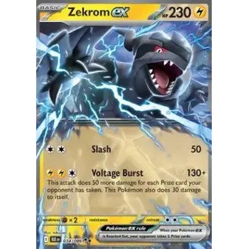 Karetní hra Pokémon BLK 034/086 Zekrom ex - Black Bolt Stav: Near Mint