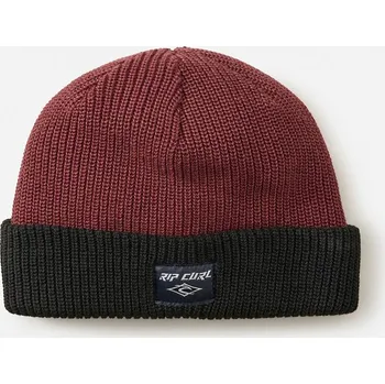 Čepice Zimní Čepice Rip Curl CLASSIC SURF LINED REG BEANIE Black/Red velikost O/S