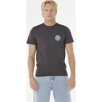 Pánské tričko Tričko Rip Curl WETTIE PASSAGE ICON TEE Phantom velikost XS