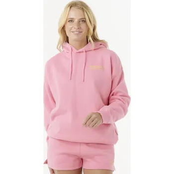 Pánská móda Mikina Rip Curl SURF PUFF HERITAGE HOOD Pink/Orange velikost M