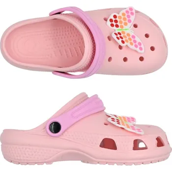 Chlapecké polobotky Rock Spring dětské boty DĚTSKÉ CLOGS PEACH/PINK 26-27