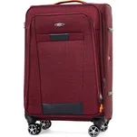 Červený nepromokavý cestovní kufr "Navigator" s expanderem - vel. XL