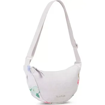 Kabelka Dámská taška béžová se vzorem květin - Frida Kahlo 62219-1600 - lehká, praktická a ideální pro každodenní nošení | Cooltovka.cz