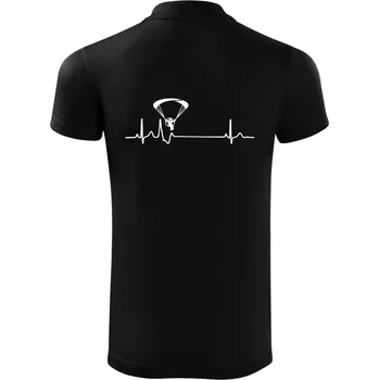 Pánská košile EKG paramotor - Polokošile Victory sportovní (dresovina) - 2XL ( Černá )