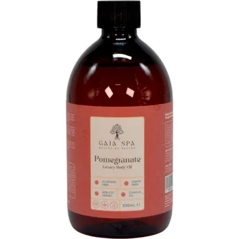 Masážní přípravek Tělový masážní olej Granátové jablko (Pomegranate) - GAIA SPA Objem: 500ml