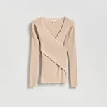 Reserved - Halenka s příměsí viskózy - béžová - 446GS-08M - 446GS-08M-S