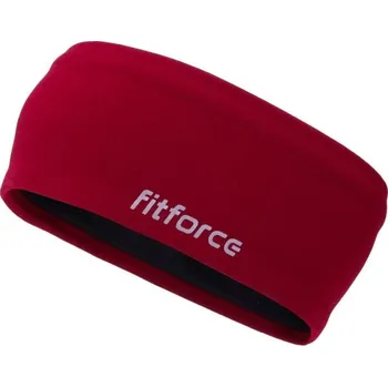 Čelenka Běžecká čelenka Fitforce THALES OS Vínová, Stříbrná