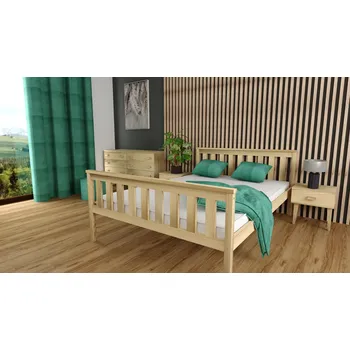 Postel Postel KALEA 90 x 200 cm, borovice Rošt: S lamelovým roštem, Matrace: Bez matrace