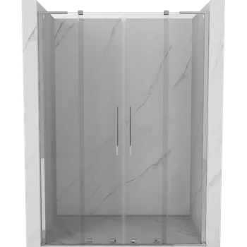 Mexen Velar L Duo posuvné sprchové dveře 140 cm, transparentní, chrom - 871-140-003-02-01 Sprchové dveře