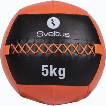 Medicinbal Sveltus Wall Ball 5 kg černá/červená