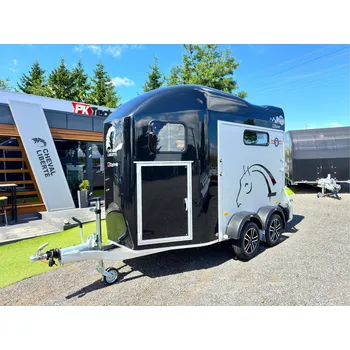 Přívěs pro přepravu koně a skotu CHEVAL LIBERTE - GOLD 3 - Přívěs pro koně - ČERNÝ