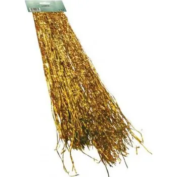 Vánoční dekorace Eni Lameta vánoční zlatá 100cm