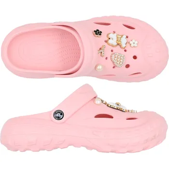 Dámské tenisky Rock Spring dámské boty SANDÁLE CLOGS W PINK/TEDDY BEAR 36