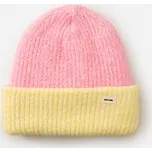 Zimní Čepice Rip Curl 2 TONE REG REVO BEANIE Pink Yellow velikost O/S