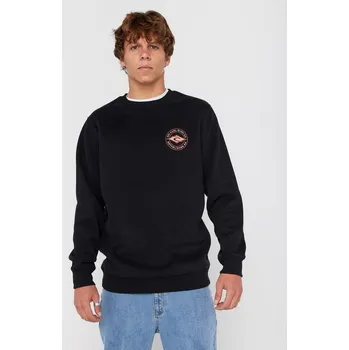 Pánská mikina Mikina Rip Curl STAPLE CREW Black velikost XXL