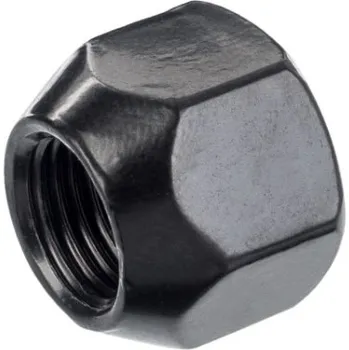 Sada na opravu pneumatiky Invento Černé matice pro ocelové ráfky M12x1,25 (otevřeno bez nákružku) k19