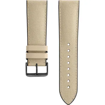 Řemínek na hodinky RJ.13258 (22 mm) - béžovočerný - RJ.13258.2422.1313.L1