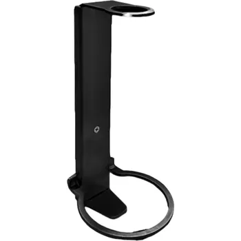 Dávkovač mýdla ALLEGRINI Italy Držák KOVOVÝ na pumpičkový dávkovač ROUND 300ml černý