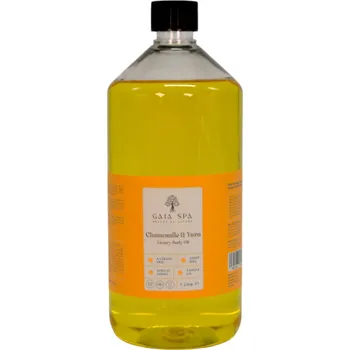 Masážní přípravek Tělový masážní olej Kamilka a Yuzu (Chamomile & Yuzu) - GAIA SPA Objem: 1000ml