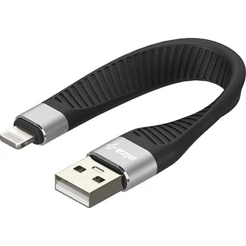 Kabel AlzaPower FlexCore USB-A to Lightning MFi černý