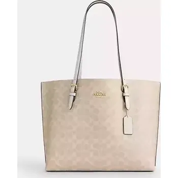 Kabelka COACH dámská kabelka Mollie světle hnědá logová