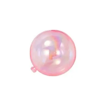 Sada 10 ks kuliček o velikosti 3 cm Barevná dekorace na dort Kulaté plastové ozdoby Jednoduché umístění na slavnostní dort růžová