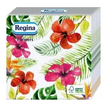 Ubrousky Regina Flowers Červené, 33x33