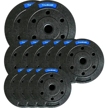THUNDER Sada kompozitních závaží SET-B-09-60KG VÍCEBAREVNÁ