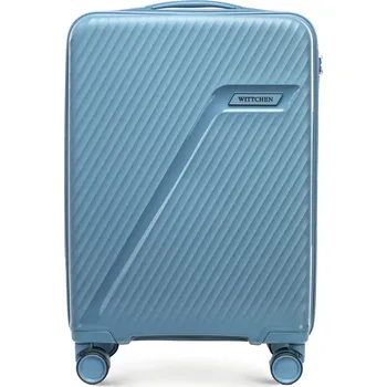 Malý kufr z polypropylenu s diagonálními pruhy | WITTCHEN | 56-3T-501-70