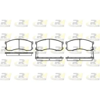 Brzdová destička Klocki hamulcowe 21731, 2313.02