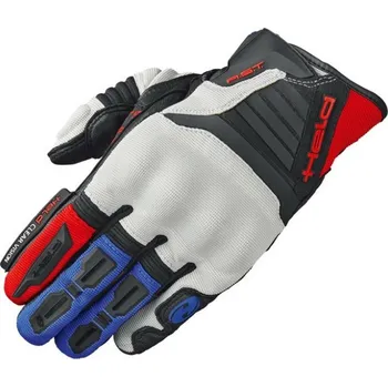 Moto rukavice Held Held HAMADA adventure rukavice vel.9 červené/modré/šedé 9