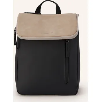 Městský batoh Kapten & Son Batoh Vallen 6 L, černá / krémová