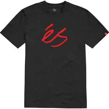 Pánské tílko triko ÉS Scrip Mid S/S Tee BLACK velikost oblečení L